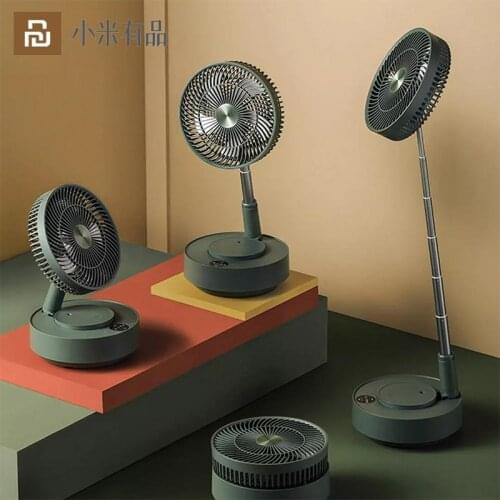 Youpin Edon 908 Electric Fan Humidifier Telescopic Folding USB Charging Floor-Mounted Desktop Fan Coolling Home Office
