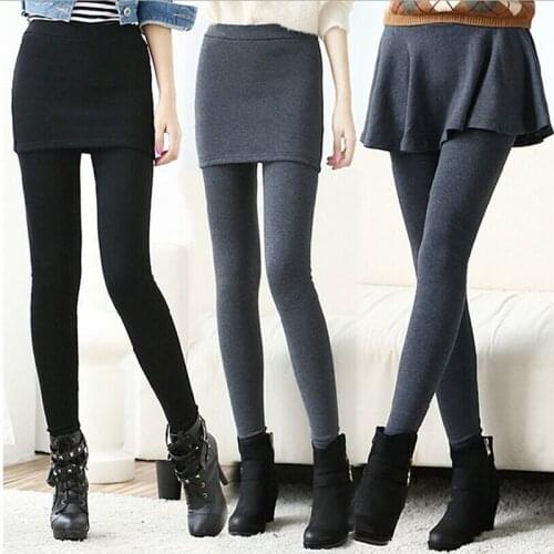 Womens Leggings Fitness Joggers Solid Skirts Pants Casual Skinny Footless Legging Female Pencil Pants Black
