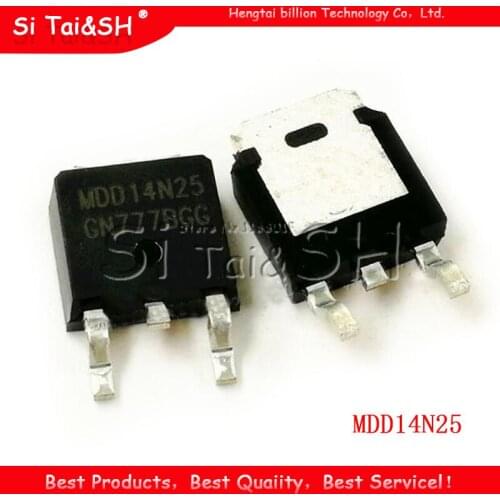 10pcs/lot MDD14N25 14N25 MOS TO-252 original authentic