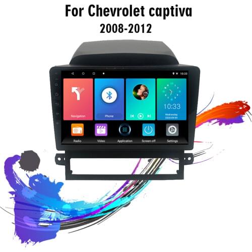 Eastereggs 9 Inch 2 Din Android 10 RDS DSP Car Radio For Chevrolet Captiva 2008-2012 GPS Navigation Bluetooth Multimedia Player