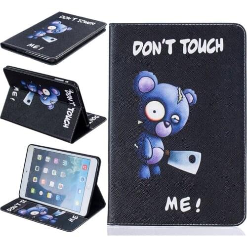 Tablet Case for coque ipad mini 1 2 3 Case mini 2 mini 3 painted pu Leather flip Stand Silicone Cover Protector shell Case/Card