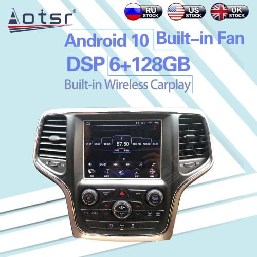 For Jeep Grand Cherokee Radio For Dodge Universal Android 10.0 Radio Car GPS Navigation Radio Multimedia Player