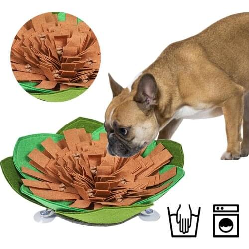 Pet Dog Puzzle Toy Pet Snack Feeding Mat Boring Interactive Game Training Blanket Snuffle Feeding Training Mat #CW