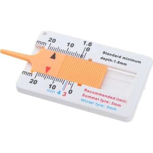 Tyre Tread Depth Gauge Meter Wheel Measurement Tool for Car Truck Motorcycle SUV