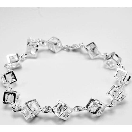 Exquisite White/Multicolor Crystal Stone CZ Check Bracelet For Women Lady Fashion Charm Wedding Hot Sale Female Bracelet Jewelry