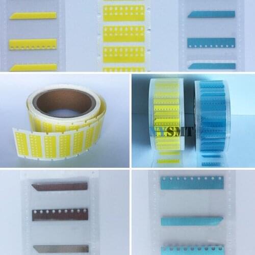 1200Pcs/roll SMT Splice Tape Yellow Silver Splice tape For FUJI Automatic Feeding Machine