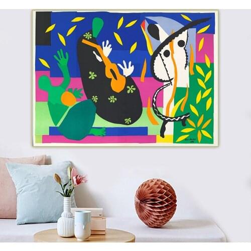 Henri Matisse《The Kings Sadness》Canvas Oil Painting Artwork Poster Picture Wall Hanging Decor Home Living Room Decoration