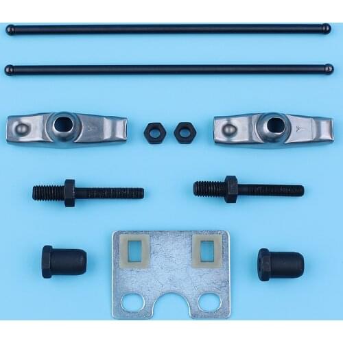 Cylinder Head Push Rod Valve Rocker Arm Plate Kit For Honda GX390 GX340 13HP Chinese 188F 190F Generator Power Engine Motor