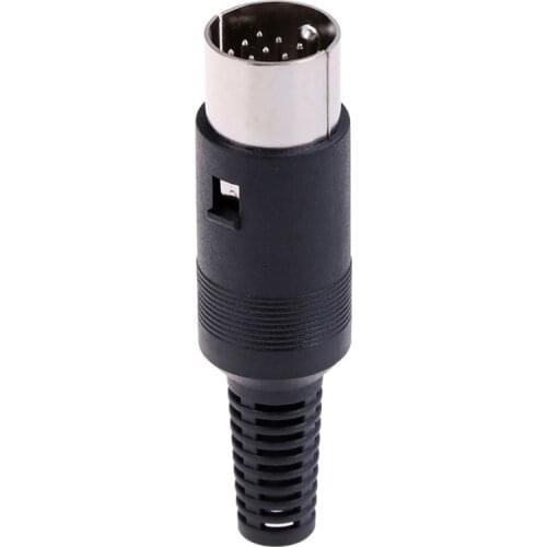 DIN plug 13 PIN Male Inline Audio Adapter Connector DIN-13P Plug Audio AV Connector For Keyboard audio computers