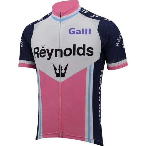 Pink cycling jersey short sleeve summer bike wear jersey road jersey cycling clothing schlafly Quick Dry