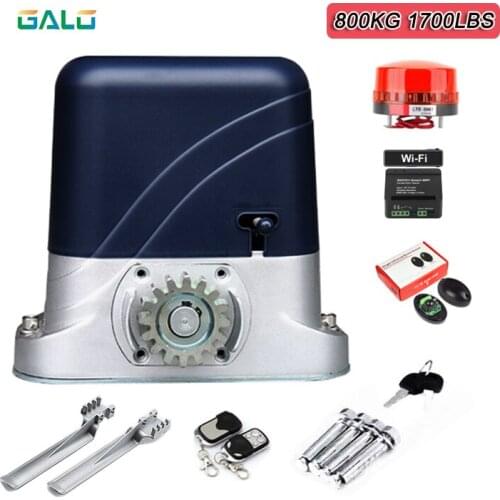 Gear Rack Driven Sliding Gate Opener for House Gates Popular home door opener Closer with Automatic closing system Nylon rails