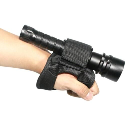 Universal Adjustable Hand Torch Holder Soft Hand Mount for Scuba Dive Lights LED Flashlight Hand Free Diving Accessory