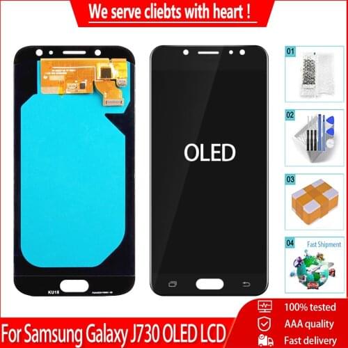 AAA OLED For Samsung Galaxy J7 Pro 2017 J730 LCD Touch Screen Digitizer Replacement For SM-J730F J730FM J730F J730GM Display
