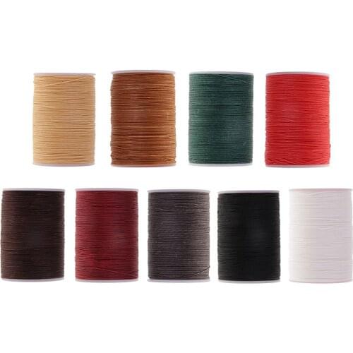 130 Meters 0.5mm Waxed Thread Repair Cord String Sewing Leather Hand Stitching