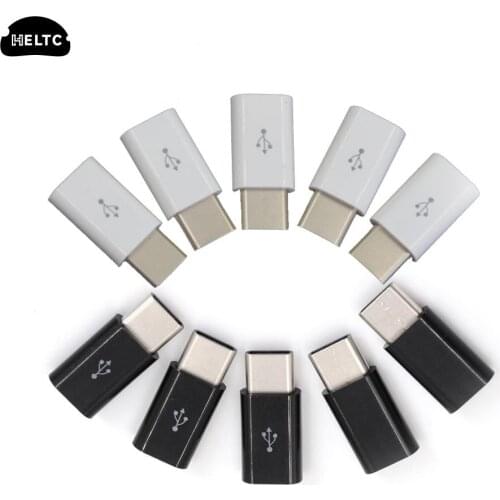 5pcs Mini USB 3.1 Type-C Male Connector to Micro USB 2.0 5Pin Female Data Adapter Converter USB Type Charger Adapter