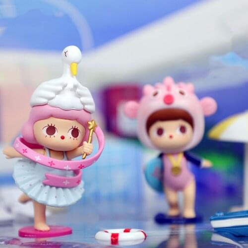 6 pcs/lot Bobbi Animal Games Series Surprise Box Blind Box Decoration Garage Kit Cute Mobile Decoration Blind Guess Bag Toys