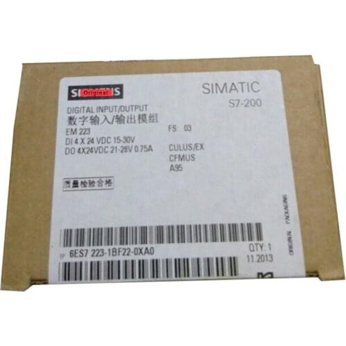 6ES7223-1BF22-0XA0 EM223 S7-200 Digital I/O 4DI/4DO 24VDC 6ES7 223-1BF22-0XA0 6ES72231BF220XA0