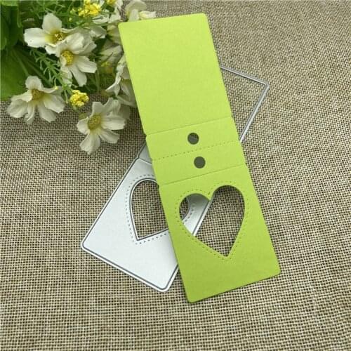Love label Metal Cutting die keychain shaker Heart Paper Key Chain Scrapbook Paper Craft Card Punch Art Knife Cutter