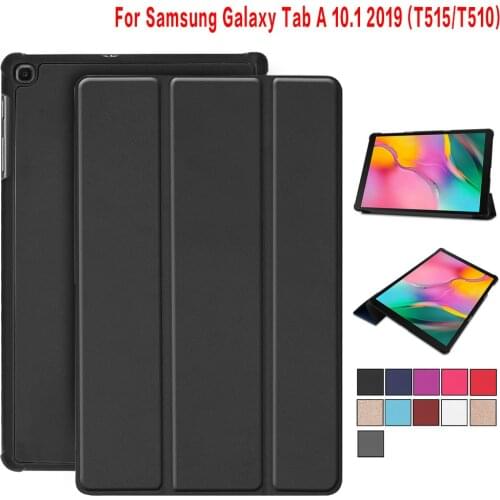 Case for Samsung Galaxy Tab A 2019 SM-T510 SM-T515 T510 T515 Tablet cover Stand Case for Tab A 10.1'' 2019 tablet case+gift