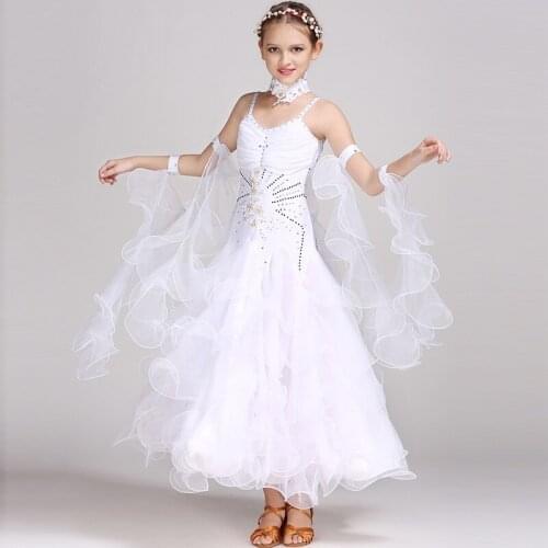 Childrens Modern Dance Dress Girls Competition Dance Skirt Kids Modern Dance Dress National Standard Dancing Wear B-6464