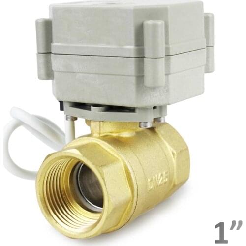 HSH-Flo 1" DN25 110V/115V/230V/240VAC Motorized Ball Valve, Normally Closed/Position Feedback CR5-02 Electrical Ball Valve