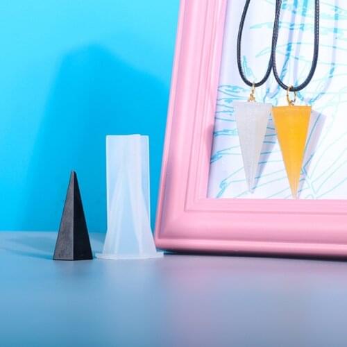 Cone Pendant Casting Silicone Mould DIY Crafts Jewelry Crystal Epoxy Resin Mold Dropshipping