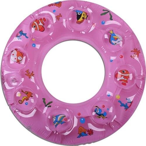 50/60/70/80/90cm Creative Summer Children Swimming Ring Outdoor Supplies Crystal Inflatable Ring Pool Float Freeshipping