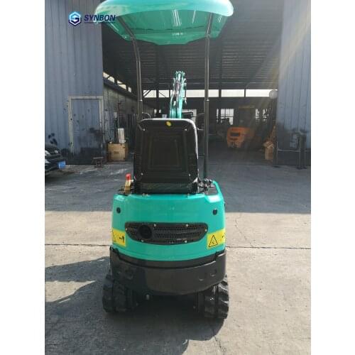 SYNBON New 1 Ton Hydraulic Digger Mini Bulldozer Crawler Excavator Small digger Farm Machinery