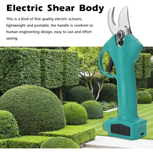 21V Cordless Electric Pruning Shear Efficient Fruit Tree Bonsai Pruning Branches Cutter Electric Pruner Landscaping Tool