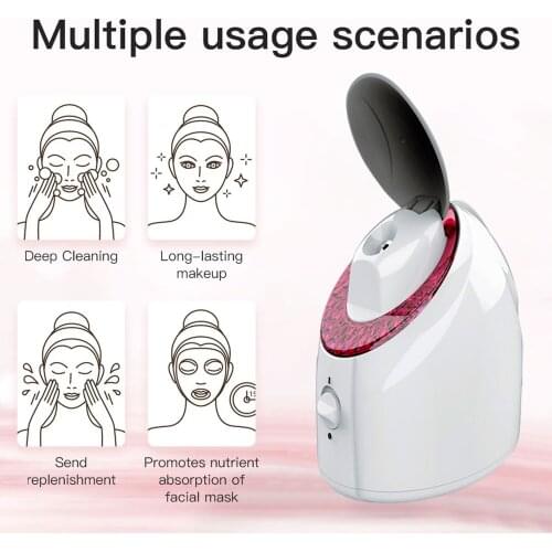 Facial Steamer Nano Spray Deap cleaning face steamer Electric spa Hydrating instrument Thermal spray Skin Care Tool