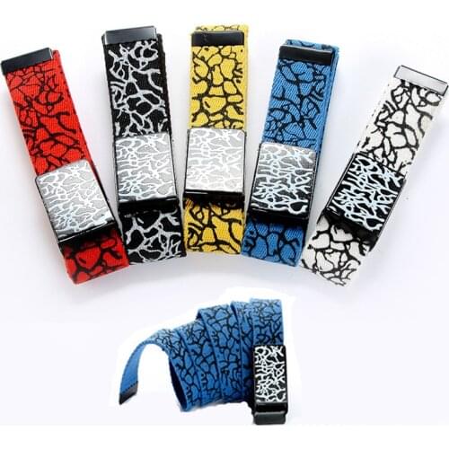 Punk Hip Hop Casual Strap Unisex Metal Automatic Buckle Canvas Collocation Jeans Trouser Female Harajuku Waistband