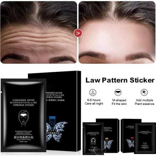 Eye Mask Patch Nasolabial Folds Film Forehead Wrinkles Fade Anti-wrinkle Firming Collagen Gel Law Pattern Sticker