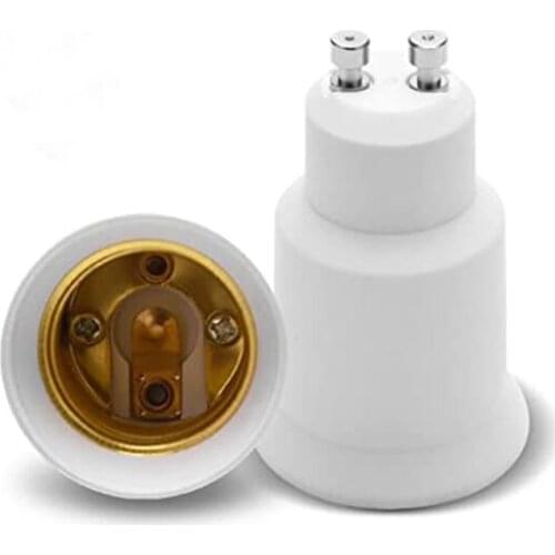 GU10 to E26/E27 Lamp Socket,Light Bulb Socket Adapter,Maximum Wattage 150W Heat Resistant Plug,No Fire Hazard Up to 200 Degrees