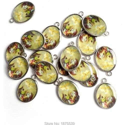 Jesus On The Cross Pendant Religious Classic Seven Sorrow Color Necklace Pendant