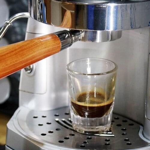 Stainless Steel Espresso Coffee Machine Handle 51MM Bottomless Filter Holder 896A