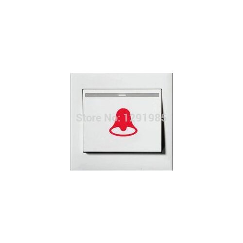 Creative Doorbell Prompt Switch Sticker Vinyl Decal Sticker fashion design Poster