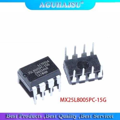 10pcs MX25L8005PC-15G MX25L8005PC DIP-8 8MBit 1MB SPI FLASH BIOS flash memory chip