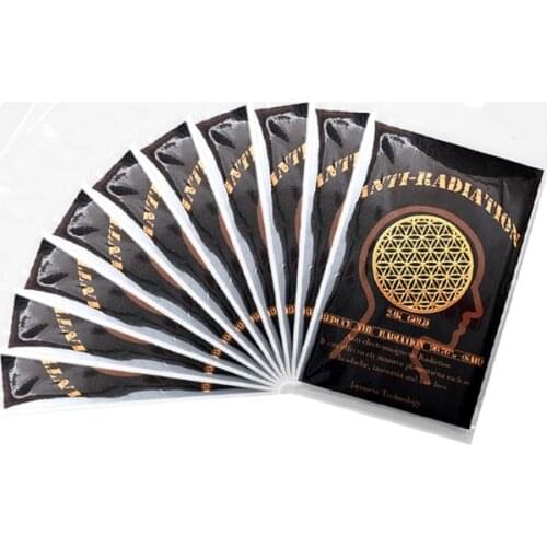 2021 New 10pcs Anti Radiation Protector Shield EMF Protection Mobile Cell Phone Stickers