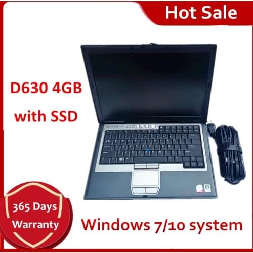 2020 hot Sale Diagnostic Laptop For Dell D630 4GB Professional For Dell D630 support wifi can work for alldata software