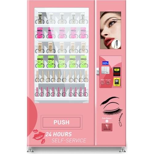 2020 Customized Eyelash Vending Machine Combo Vending Machine Commercial Mask Vending Machine