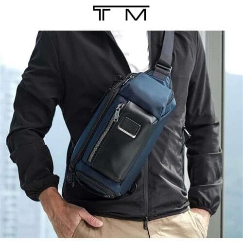232399 mens casual chest bag ballistic nylon outdoor travel waist bag messenger bag