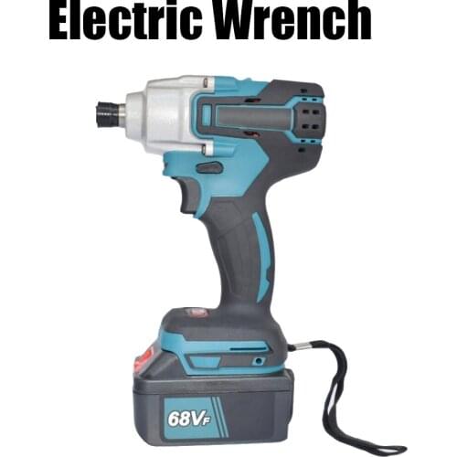 SWANSOFT Cordless Electric Wrench Rechargeable Brushless Impact Wrench For Makita Batter