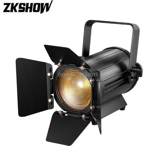 4PCS/Lot 100W Led Frensel Light with Manual Zoom CW/WW/RGBW Theater Studio Concert TV Show Pro Sound Stage Lighting Equipment