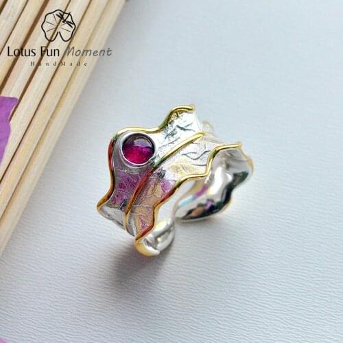 Lotus Fun Moment Rings With Semi-precious Stones