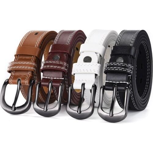 Men Casual Faux Leather Belt Buckle Waist Strap Belts Trendy Women Belt Ladies Belts Strap Students Belts For Women Leather Belt