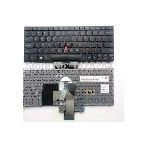 SSEA New laptop US Keyboard For IBM Lenovo E125 X121E X130E X131E E120 E130 E135 E220S S220 Free Shipping