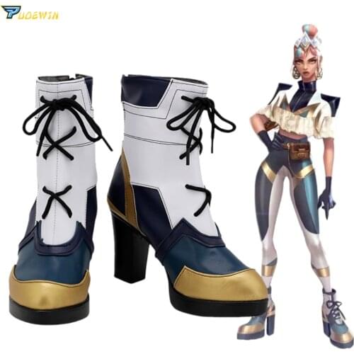 LOL True Damage Qiyana Cosplay Shoes Halloween Carnival Custom Made Boots