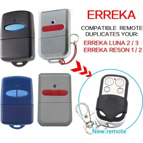 ERREKA LUNA RESON remote control 433.92mhz replacement duplicator garage door gate ERREKA 433mhz remote control