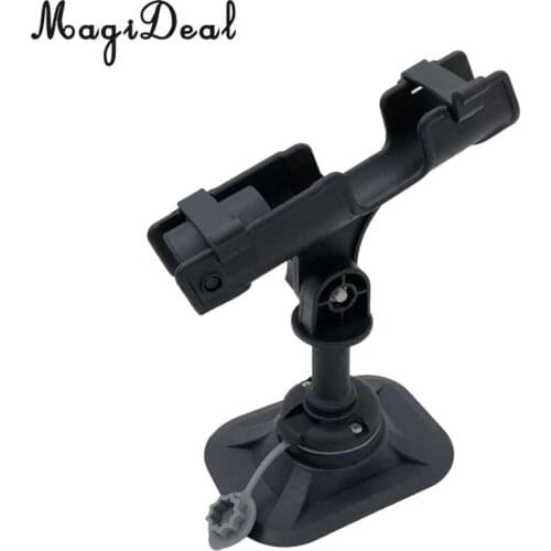 MagiDeal Adjustable 360 Degrees Kayak Fishing Rod Holder Boat Pole Stand Bracket for Rowing Boat Acce