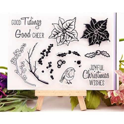 10*15CM Hot sale Leaves Clear Stamps / Silicone Seals Roller Stamp for DIY scrapbooking photo album/Card Making